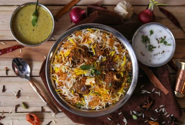 Sawaii Indian Kitchen & Bar's signature dishes - Authentic Hyderabadi Biryani in Edmonton