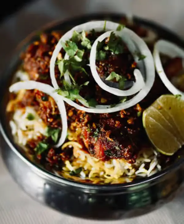 Budget Fried Chicken Biryani at Sawaii Indian Kitchen & Bar in Edmonton