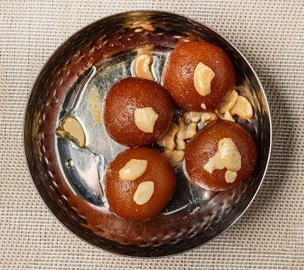 Delicious Gulab Jamun at Sawaii Indian Kitchen & Bar in Edmonton